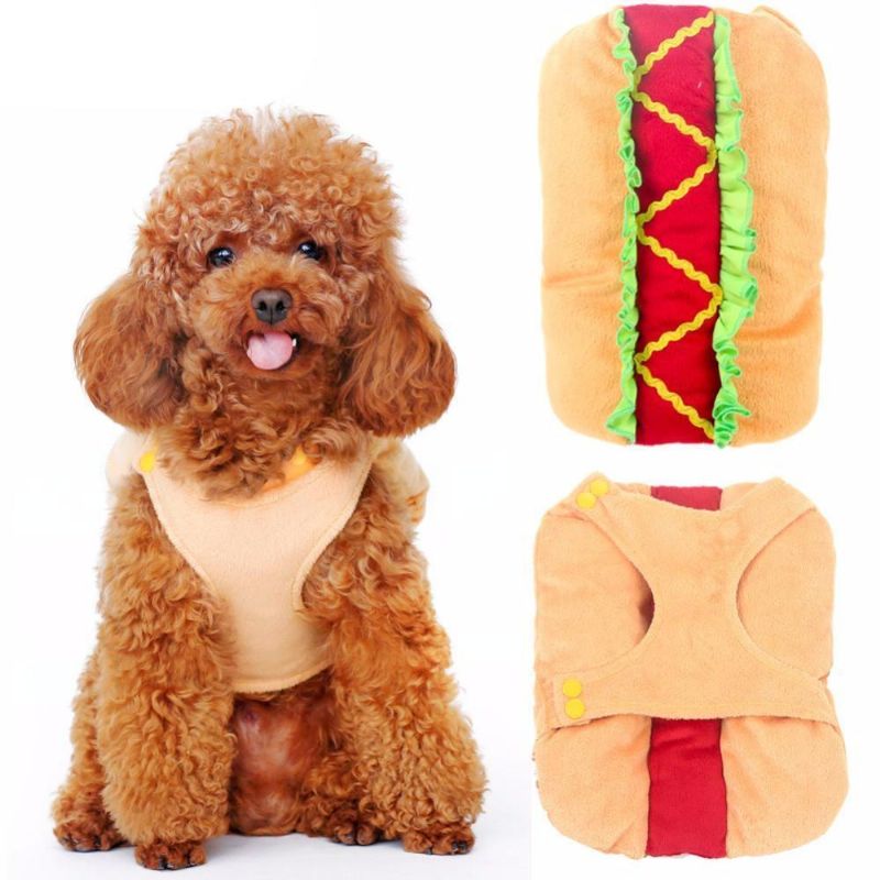 Söpö Hotdog-suunnittelun Koiran Vaatteet